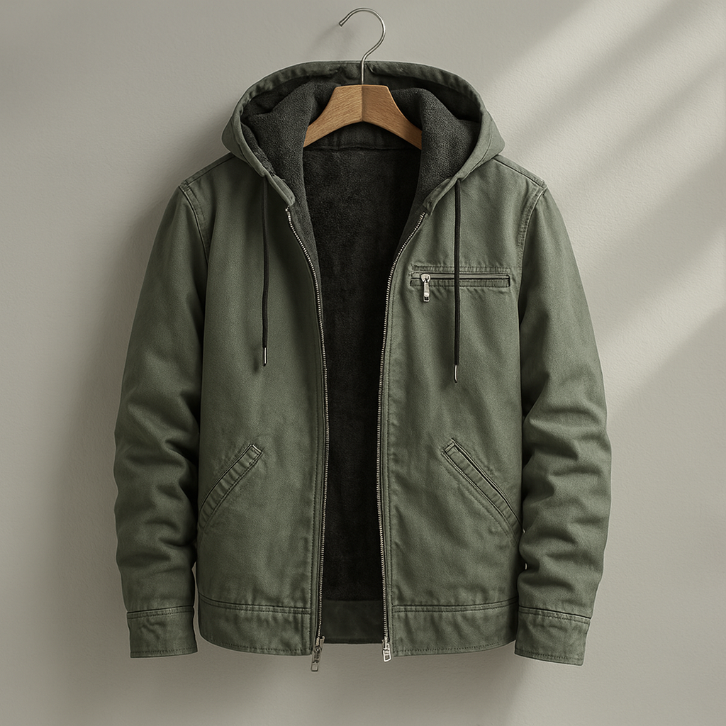 Men’s Fleece-Lined Casual Jacket