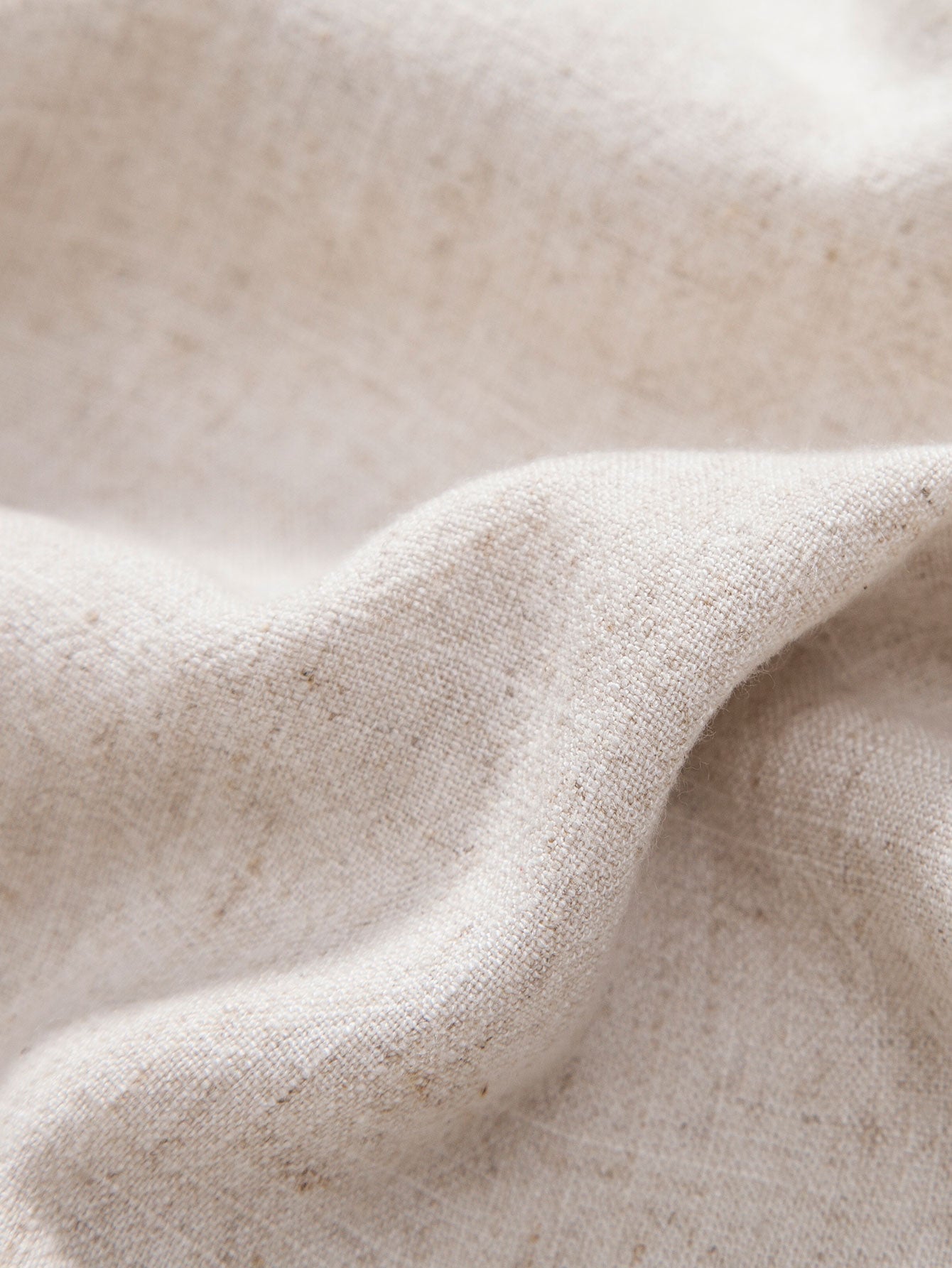 Linen-Blend Button-Up Shirt & Straight-Leg Pants