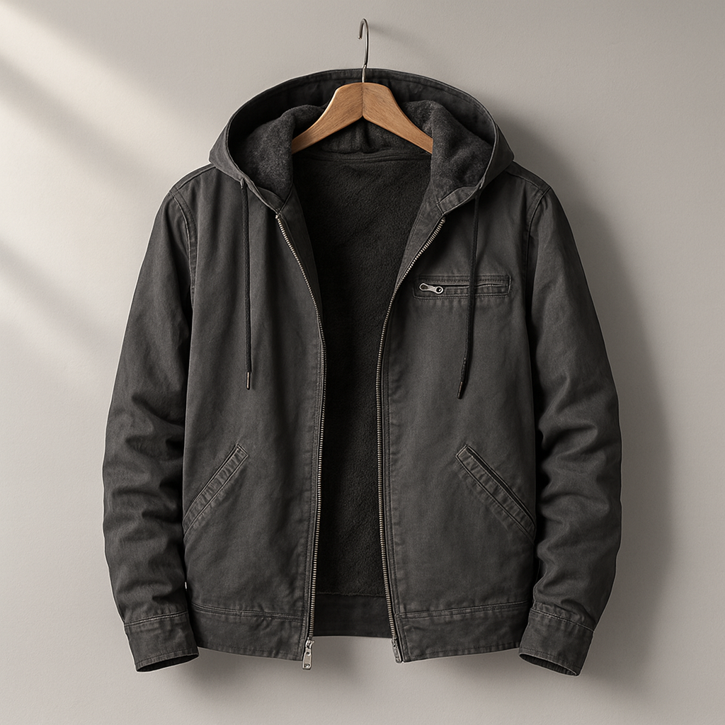 Men’s Fleece-Lined Casual Jacket
