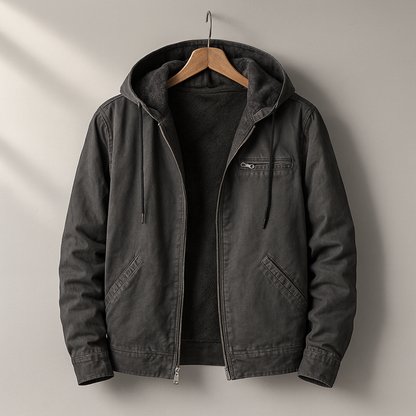 Men’s Fleece-Lined Casual Jacket