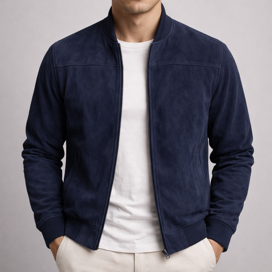 Sullivan Suede Bomber Jacket