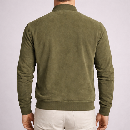 Sullivan Suede Bomber Jacket